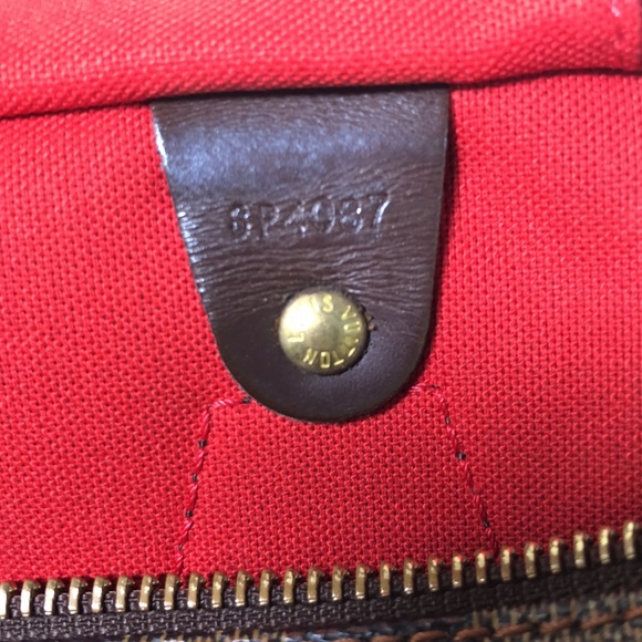 Speedy 30 damier ebene Louis Vuitton - Picture 15 of 15